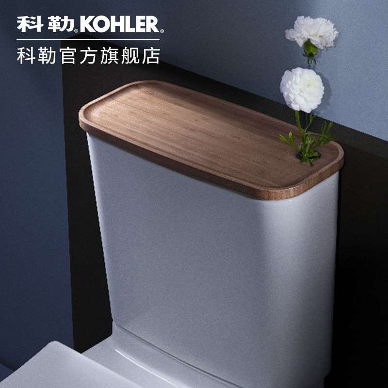 科勒瑞琦家用马桶座厕五级旋风静音缓降智纳版分体座便器18643