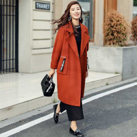 女装2017新款呢子原宿风反季学生小个子搭配冬装显高毛呢外套大衣