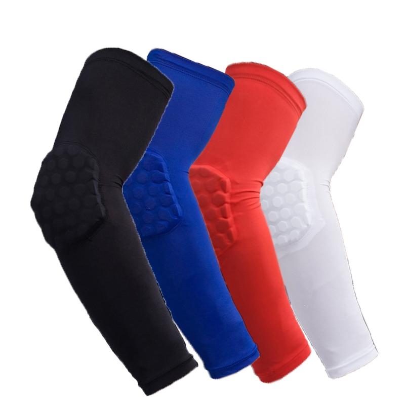 篮球护臂护肘闪电客专业男女透气夏季训练护手臂套蜂窝防撞运动护大臂