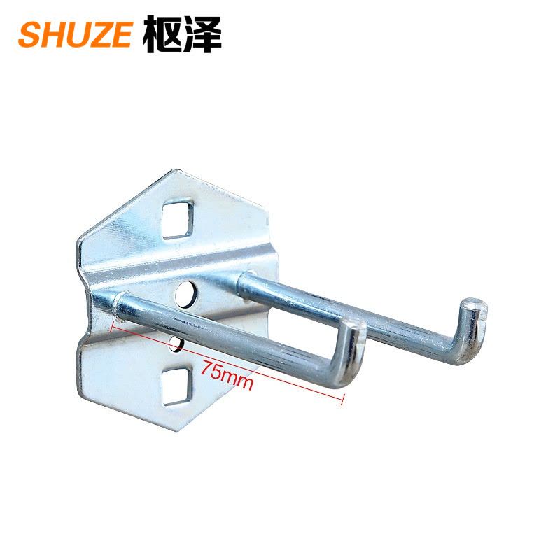 枢泽 工具挂钩 双直75mm(5个装) 包图片