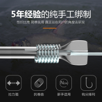 化氏一味新品仕挂绑好的白袖鱼钩鱼线套装全套成品子线双钩袖钩