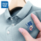 真维斯珠地polo衫男短袖夏季宽松翻领潮流t恤港风肥佬大码保罗衫