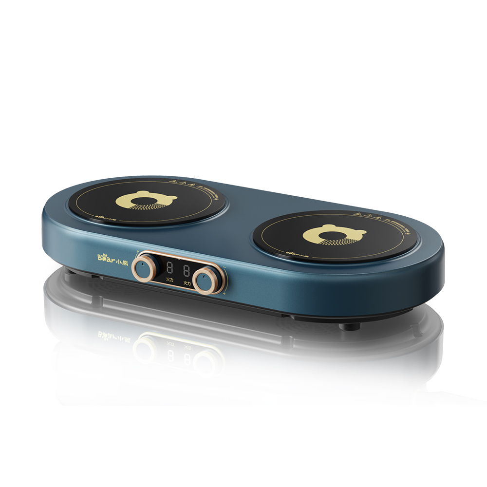 小熊 电磁炉 双头家用电磁灶 DCL-A16G2 深蓝色