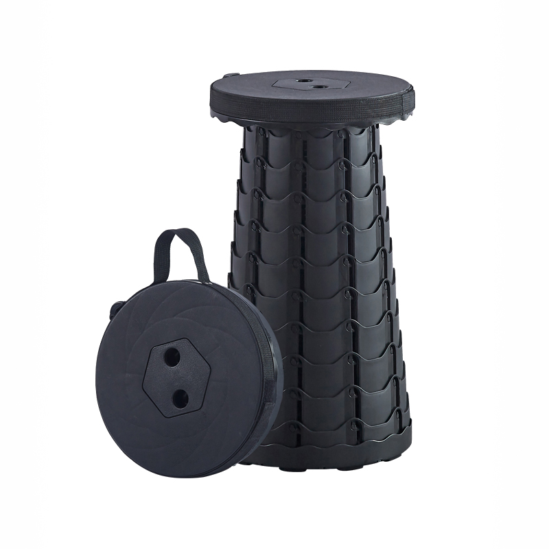 三极户外(Tri-Polar) TP8866便携折叠伸缩凳聚丙烯PP塑料黑环 午休椅 (计价单位:把) 黑色高清大图