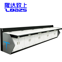 隆达致上LD159-5监控操作台机柜监控中心机房安防电脑监控台调度台接警台指挥席工作台桌工位定制做
