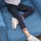 [促销]单裤/2018春秋女童加厚加绒牛仔裤弹力中大童儿童修身高腰铅笔裤