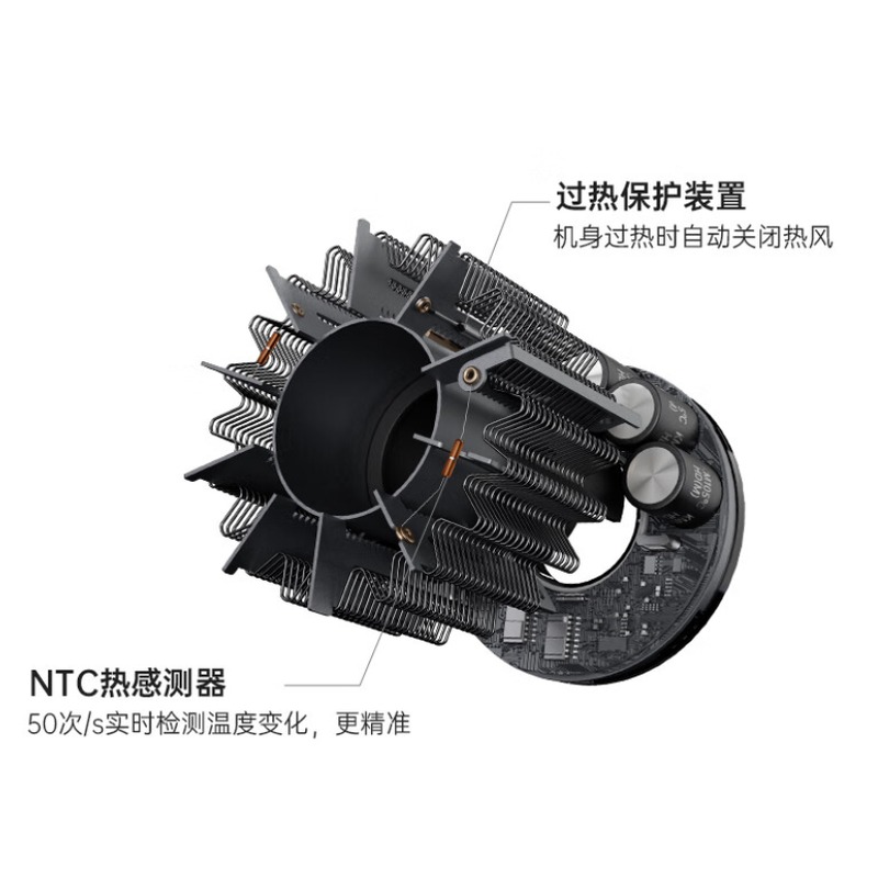 康夫 电吹风S1 白色高清大图