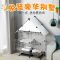 白2列1层1排 兔笼防喷尿托盘免清粪养殖场专用兔子笼子冬天保暖配套用品家用