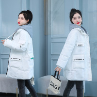 2023年冬季新款棉服女中长款时尚韩版棉衣小宽松棉袄百搭学生外套