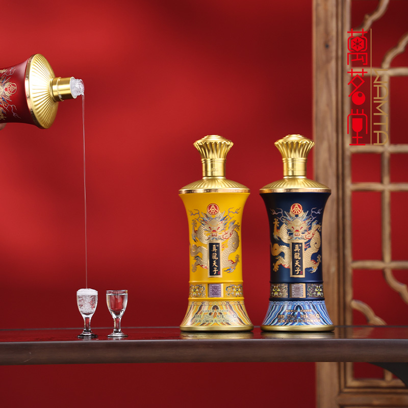 真龙天子至尊龙邮(大龙套组)纪念酒52度浓香型白酒750ml*9瓶收藏高端白酒