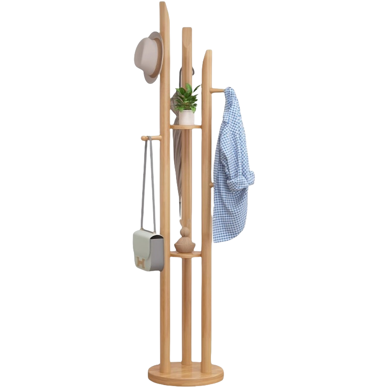 演发 实木衣帽架38*176cm 个高清大图