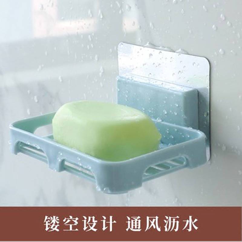 欧式：颜色随机 单个装【亏点没事但是不够用】 肥皂盒吸盘壁挂香皂盒沥水卫生间香皂架肥皂架免打孔浴室肥皂盒架