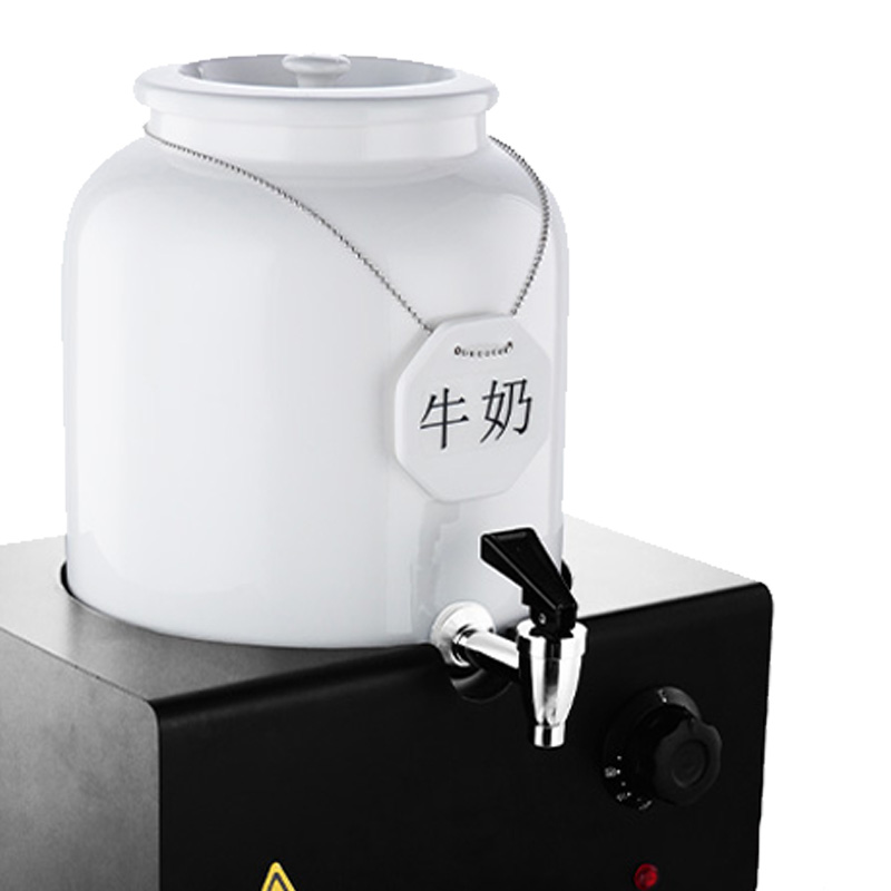 龙之腾助餐牛奶鼎玻璃罐电加热咖啡鼎酒店保温豆浆牛奶桶饮料机果汁鼎高清大图