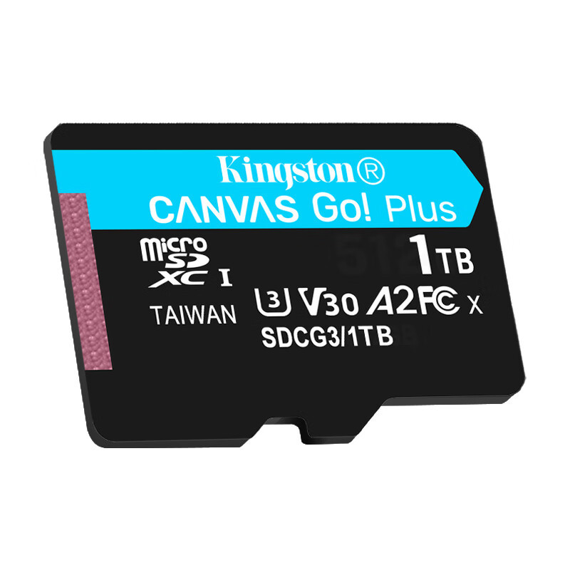金士顿(Kingston)TF卡1TB U3 V30 A2 支持4K 读170MB/s兼容手机平板无人机存储卡内存卡高清大图