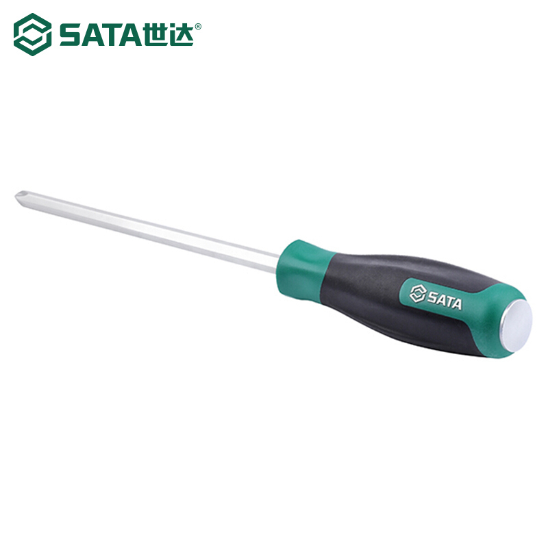 世达(SATA)61707 T系列穿心螺丝批可敲击起子螺丝刀改锥 把 #3*200 十字形2把