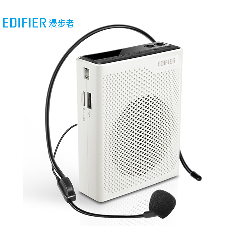 漫步者(EDIFIER)MF5 轻便版 便携式数码扩音器 小蜜蜂大功率教学专用教师导游扩音器 唱戏机