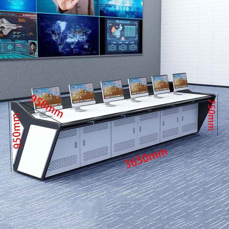 锦北监控台操作控制台指挥中心调度台视频中心安防中控台60/联 六联高清大图