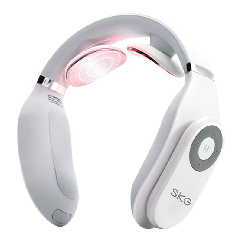 艾诗凯奇颈部按摩仪脖子肩颈颈椎护颈仪低频脉冲护颈仪蓝牙款4098