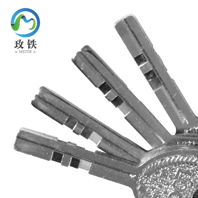 玫铁304不锈钢挂锁配4把钥匙30长梁(单开)把高清大图