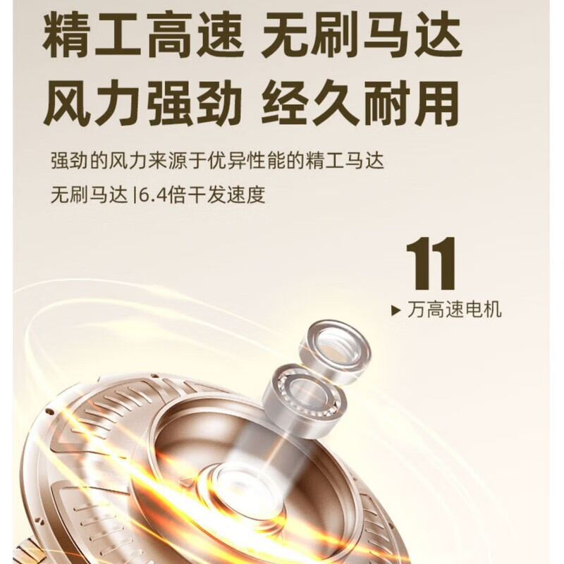 雷瓦RIWA高速暖风电吹风1600W智能过热保护便携家用美发神器高清大图
