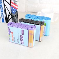 生活日用简约现代清洁用品5卷150只加厚垃圾袋彩色厨房卫生间客厅家用塑料袋中号45*50cm