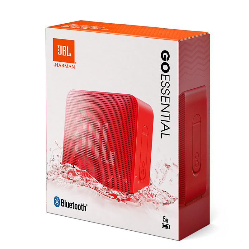 JBL GO ESSENTIAL 音乐金砖青春版 轻巧便携蓝牙音箱 迷你小巧 低音炮 红色