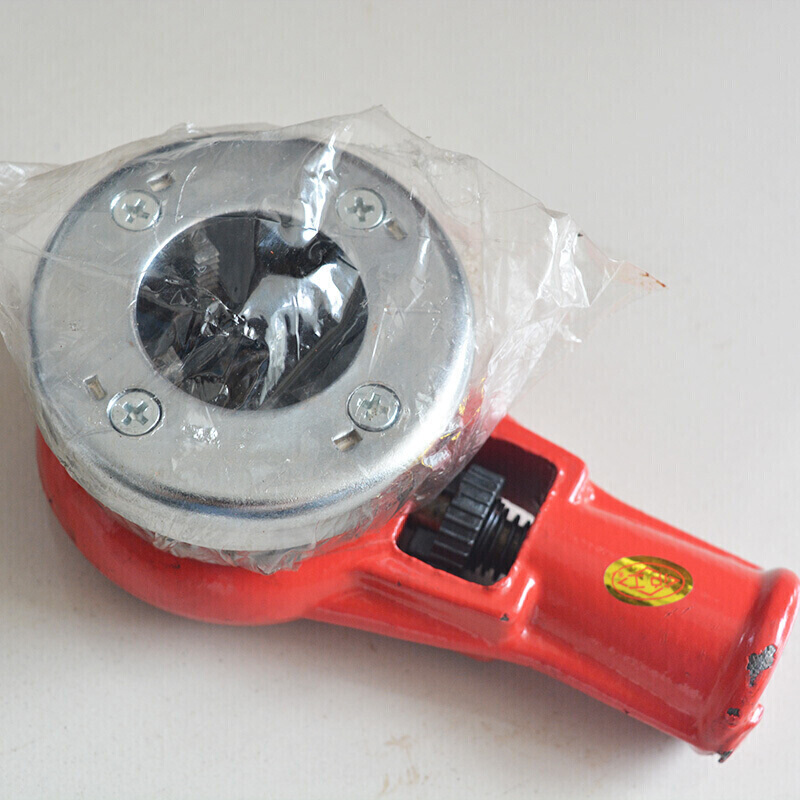 汐岩74型套丝机手动 轻型管子绞板板牙 套丝工具手动套丝机水管 6分板牙(单拍不)