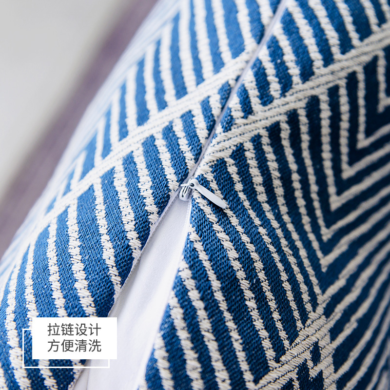 北欧ins风简约棉麻抱枕汽车靠垫客厅沙发靠枕套4545不含芯正方形