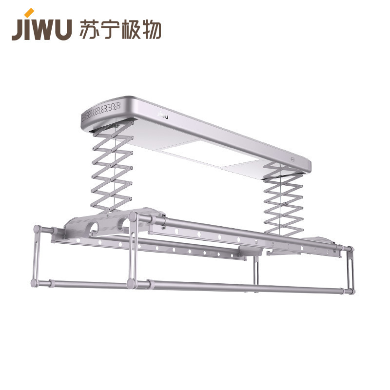 苏宁极物小Biu智能晾衣机普及版(SN19-1204G1)语音APP双操控 智能无线遥控升降晾衣架 阳台自动晾衣机高清大图