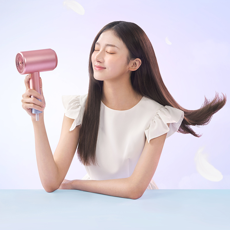 直白吹风机家用电吹风筒负离子护发大功率冷热风理发店速干电吹风HL345
