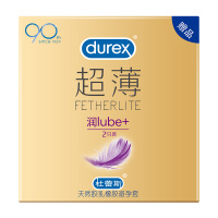 (非卖品)杜蕾斯 避孕套 超薄 润 2只装 超薄款安全套