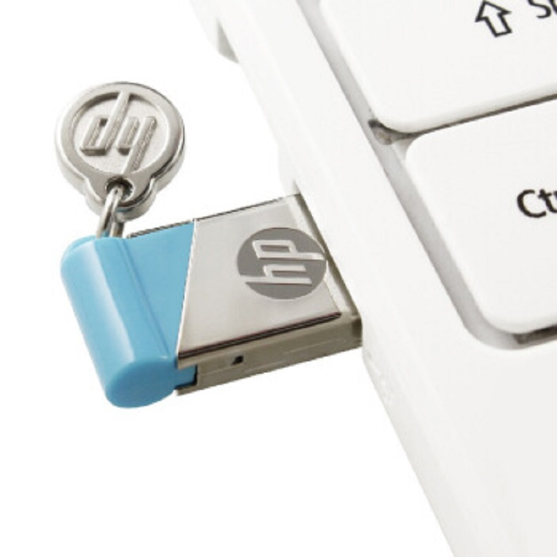 惠普(HP)U盘 v215b 小清新金属银色32G hp