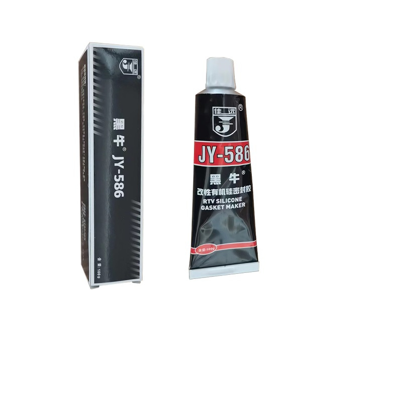 黑牛 免垫密封胶-MDM 工业品 胶粘剂 586/100g(黑色)