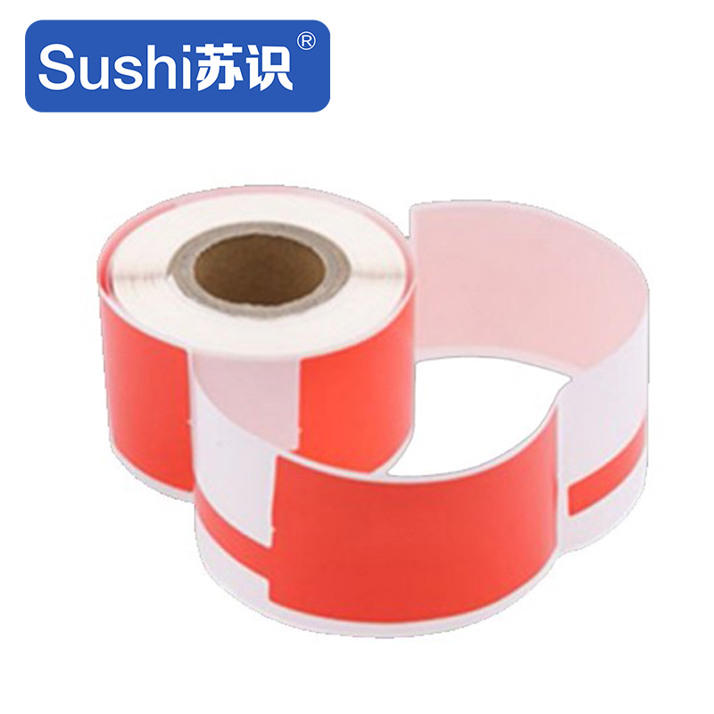 苏识 SP-60 F型 30*45+35mm 200张/卷-红色 标签机F型标签 1.00 盒/卷 (计价单位:卷) 红