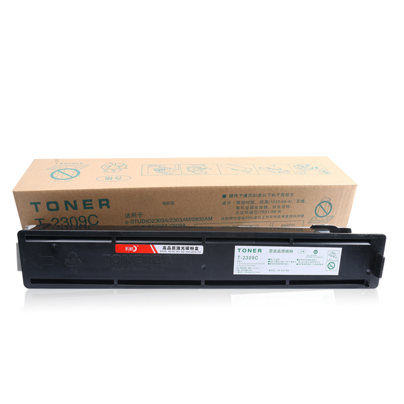 彩格T-2309C硒鼓(墨粉)黑色单支装(适用东芝2303A/2303AM/2803AM)打印页数:17500