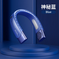 对伴2024新款冰瓷制冷无级100档涡轮无叶挂脖风扇电风扇usb挂脖风扇