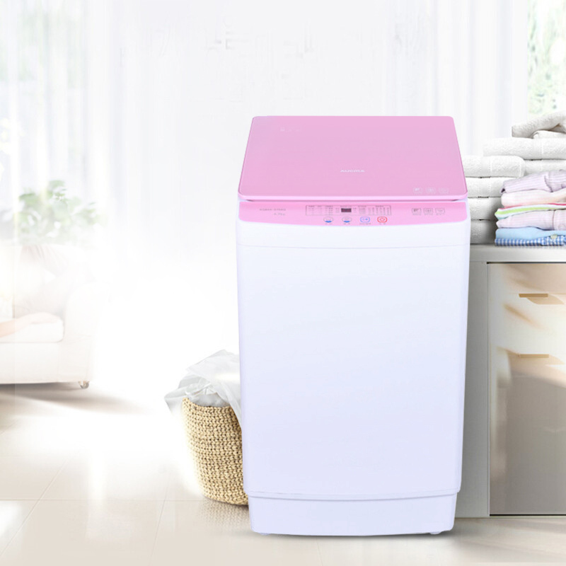 澳柯玛(AUCMA)XQB45-8768 4.5公斤迷你洗衣机 全自动小型婴儿童 家用 非变频波轮洗衣机(粉色)