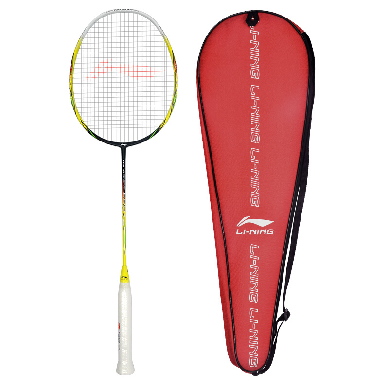 李宁羽毛球拍单拍全碳素进攻型训练拍风暴w500视频
