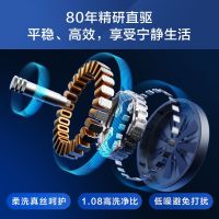 海尔(Haier)洗衣机全自动滚筒10公斤晶彩系列直驱变频蒸汽除菌家用大容量洗衣机 玉墨银 EG100BDC189SU1