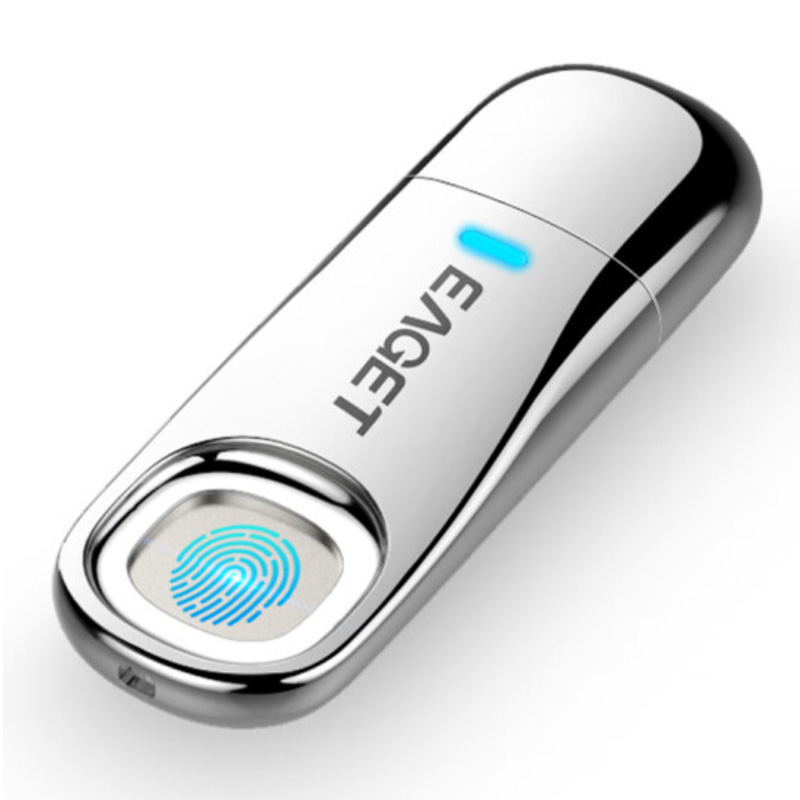 忆捷(EAGET)FU60 USB3.0 指纹加密U盘 128GB 防泄密 商务办公优盘全盘加密 单位:个高清大图