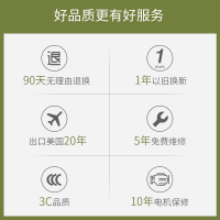 闪电客风扇灯吊扇灯美式餐厅现代简约家用北欧儿童卧室灯客厅带风扇吊灯 升级款3头+7w全套暖色光源（送遥控器）