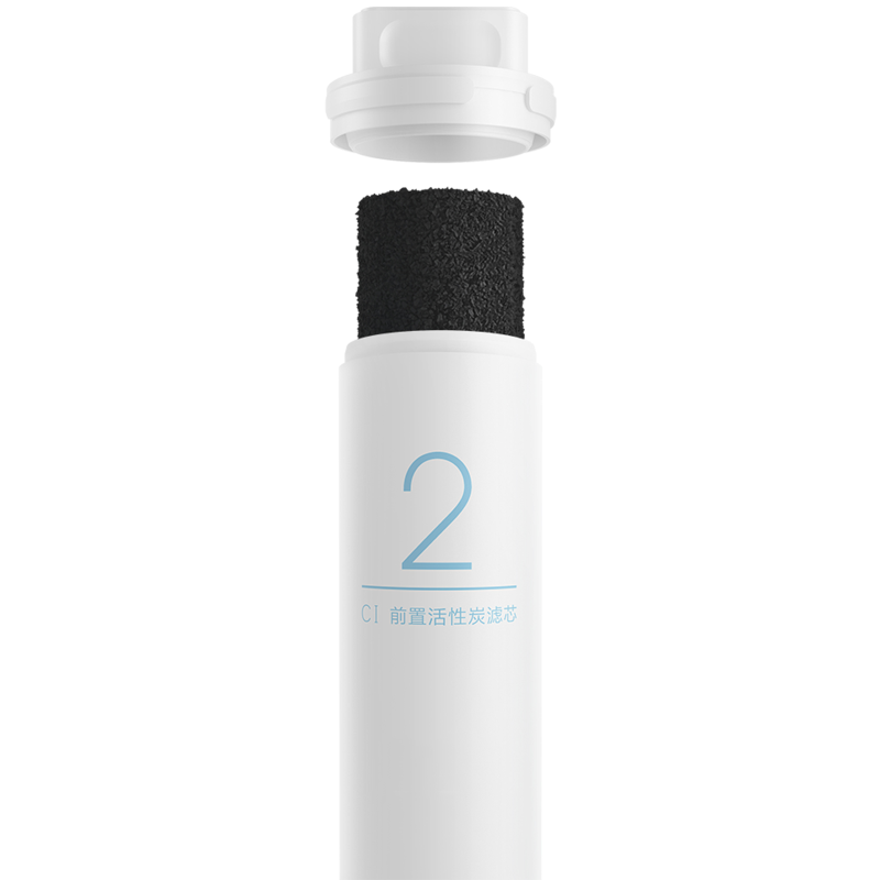 小米净水器滤芯2号滤芯PP棉前置后置活性炭RO反渗透1号2号3号4号厨上式600G厨下400G高清大图