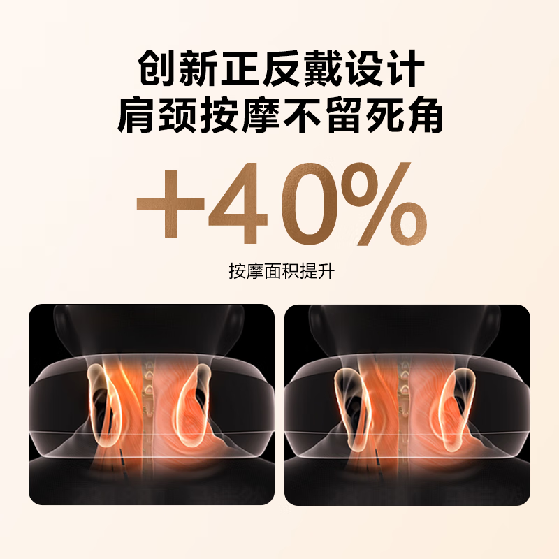 skg颈椎按摩器N53代颈椎颈部肩颈脖子环颈热敷揉捏U型护颈拨筋按摩仪器高清大图