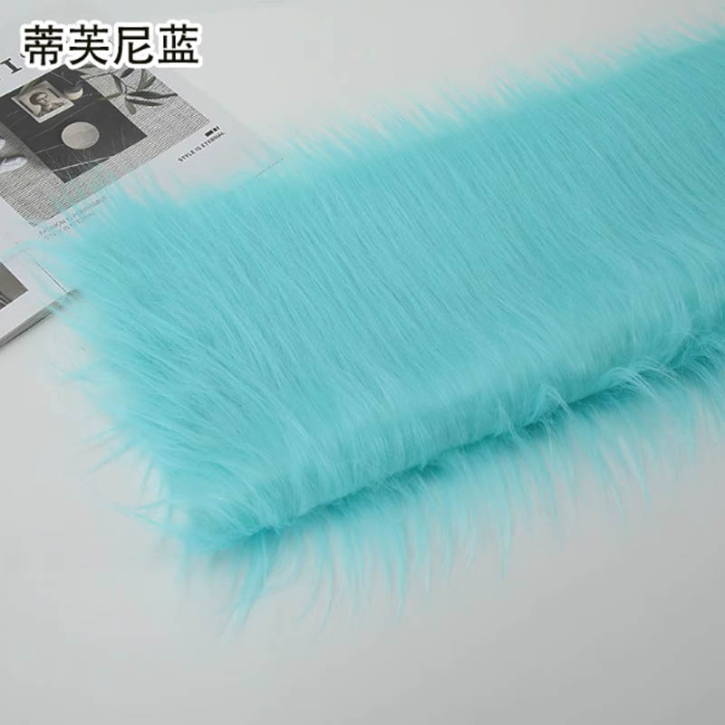 智美环球 多巴胺长毛绒布料创意大树穿新衣diy毛绒抱抱树 蒂芙尼蓝