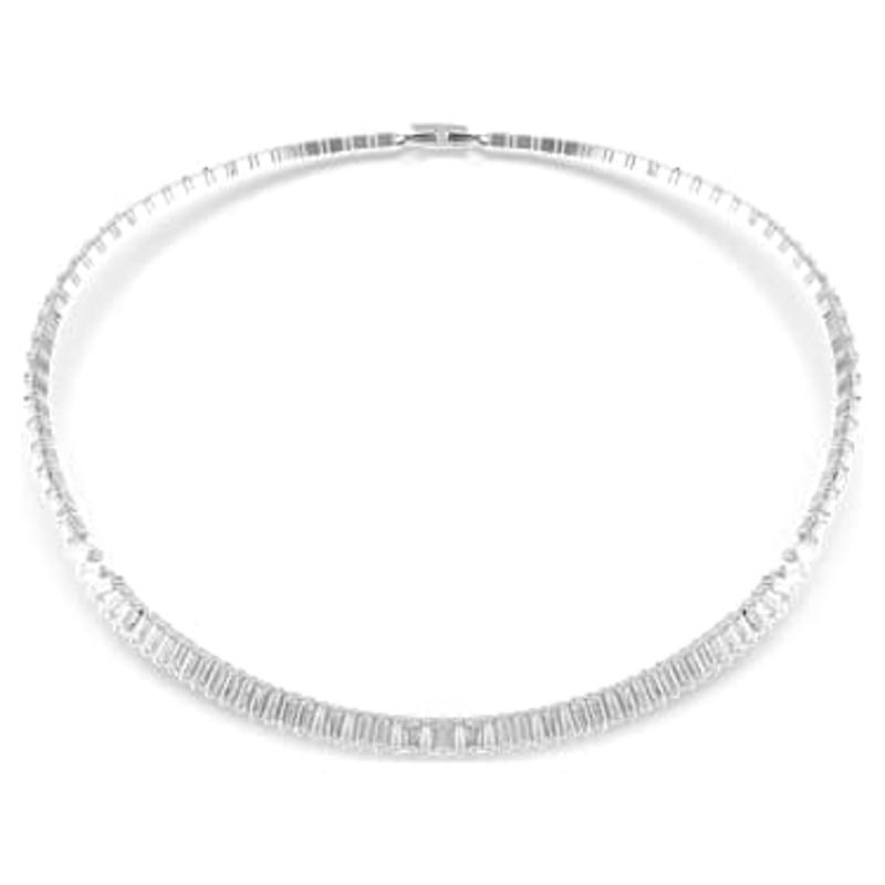 Swarovski女式项链闪耀设计可调节链条白钻奢华简约风