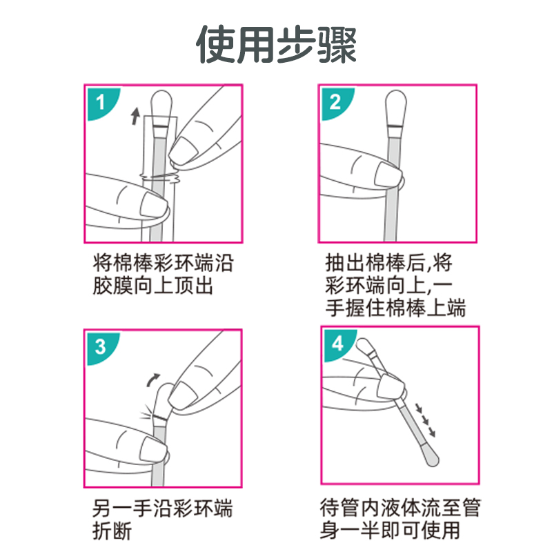 [3盒]江赫医用碘伏棉签双头20支/盒一次性使用棉签皮肤消毒清洁护理高清大图