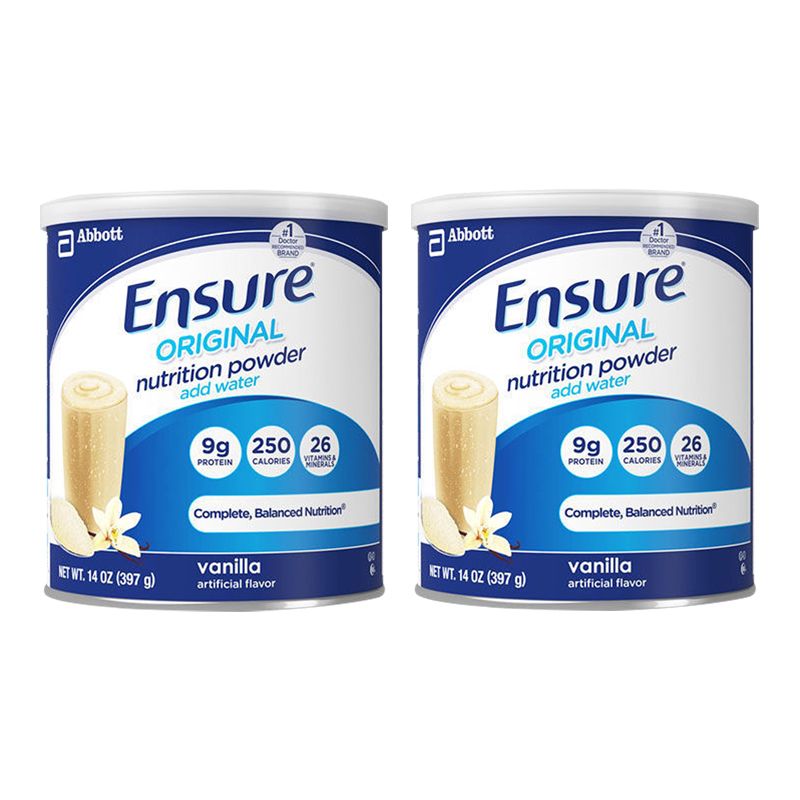 雅培(abbott)美版成人全安素营养奶粉397g/罐装香草味 美国原装进口