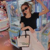 大容量包包女包高级感通勤托特包女2020时尚春款手提单肩帆布大包 米白色(小号)