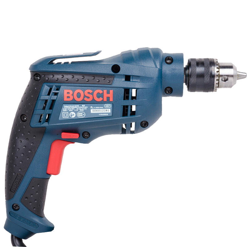 博世（BOSCH）GBM10RE KLE 10毫米 正反转无极变速自锁夹头手电钻