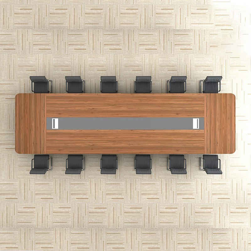 臻远ZY-HYZ-Z07 现代简约会议桌板式桌6500*1800*750高清大图